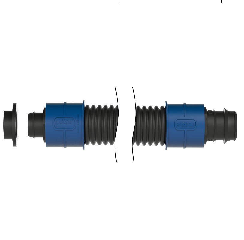 Barbed and Gasketed <br>PVC Outlet Nipple